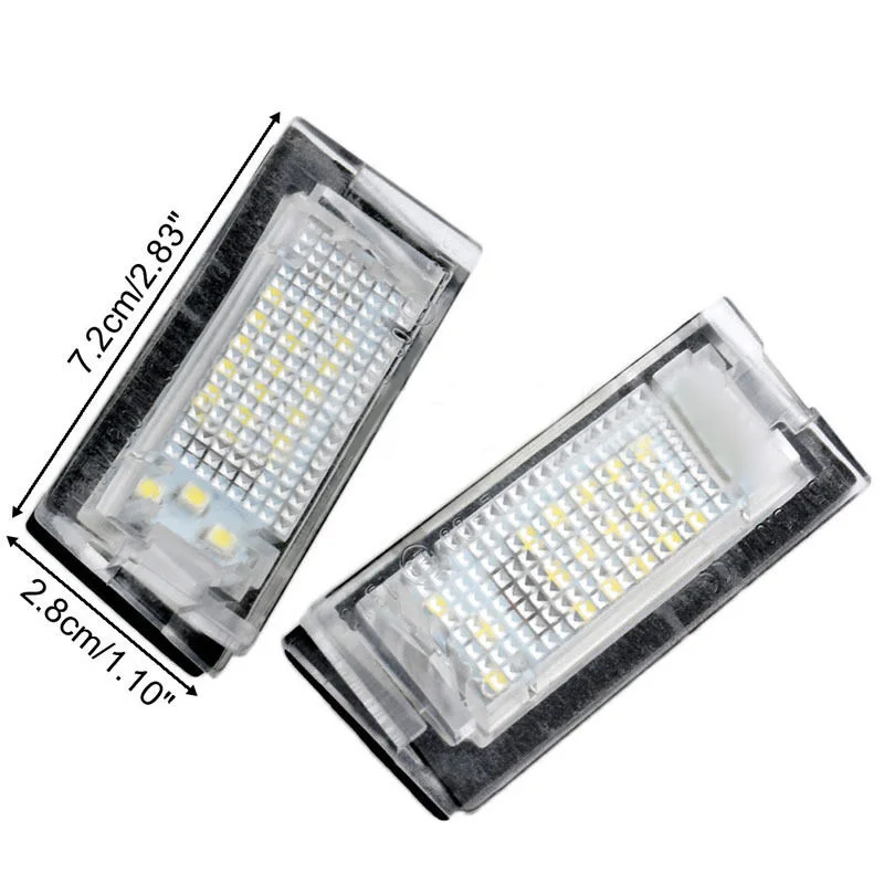 White Number License Plate Light Replacement 1Pair Car Vehicle Error Free 18LED Lamp
White Number License Plate Light Replacement 1Pair Car Vehicle Error Free 18LED Lamp