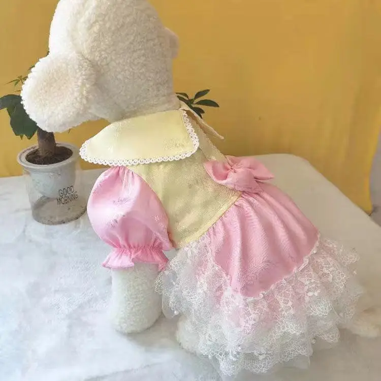 Весенне-осеннее платье для собаки, дневное платье для йоркширского бишона, пуделя, померанского мальтского шнауцера, корги, одежда для дома... 
Весенне-осеннее платье для собаки, дневное платье для йоркширского бишона, пуделя, померанского мальтского шнауцера, корги, одежда для дома...