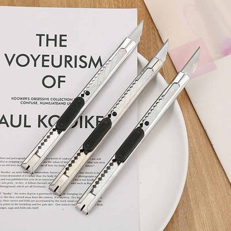 10pcs/set Stainless Steel Utility Knife Small Portable Office Supplies Metal Paper Knife Student Stationery Hand Tool Knife
10pcs/set Stainless Steel Utility Knife Small Portable Office Supplies Metal Paper Knife Student Stationery Hand Tool Knife