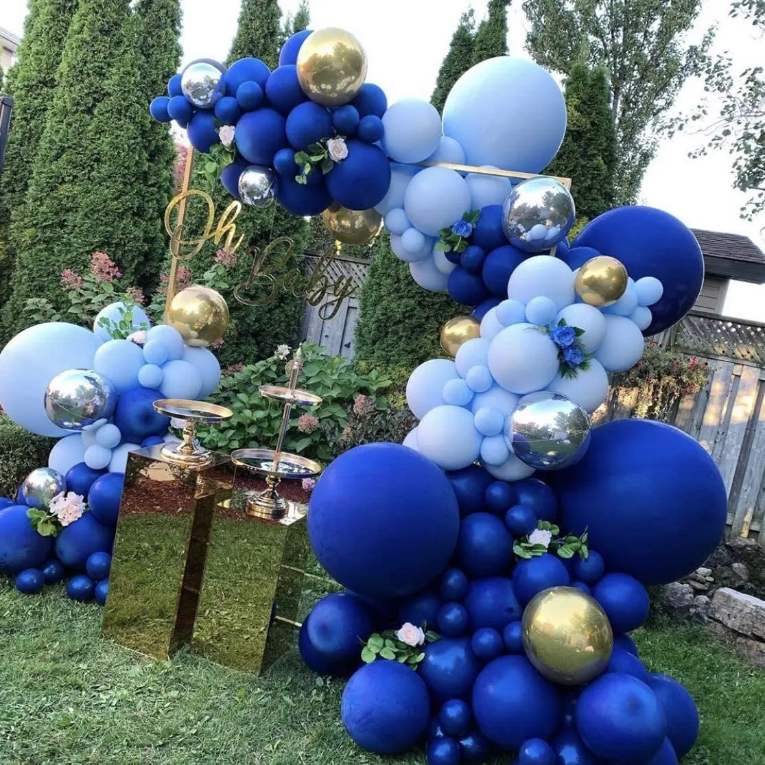 1 set of golden metal blue balloon arch balloon garland bag birthday baby shower or wedding engagement graduation picnic
1 set of golden metal blue balloon arch balloon garland bag birthday baby shower or wedding engagement graduation picnic