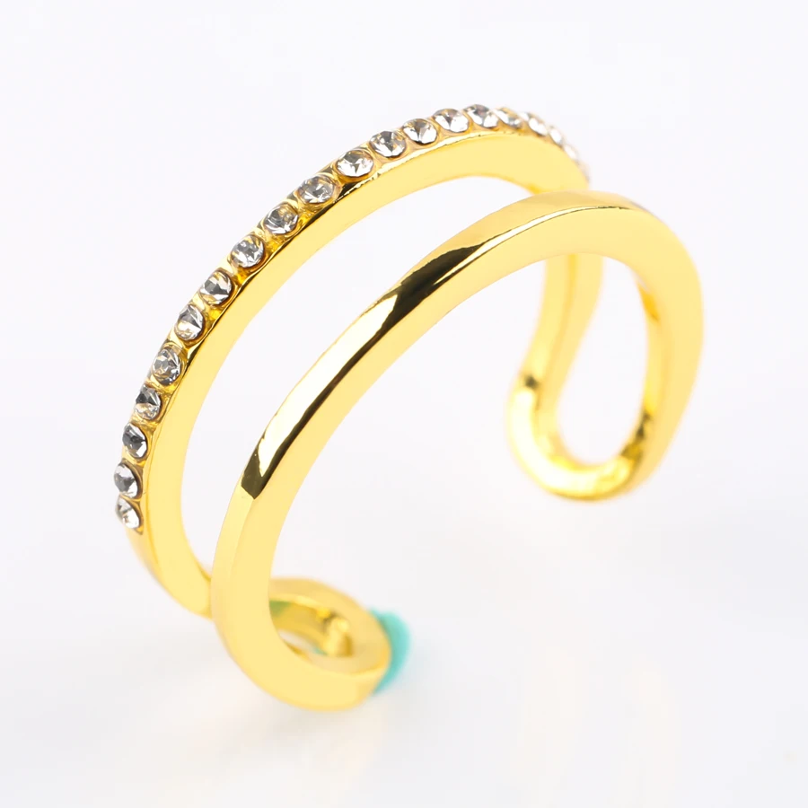 Fashion Double Layer Adjustable Rings for Women Opening Glass Filled /Rose / Finger Party Jewelry Gift
Fashion Double Layer Adjustable Rings for Women Opening Glass Filled /Rose / Finger Party Jewelry Gift