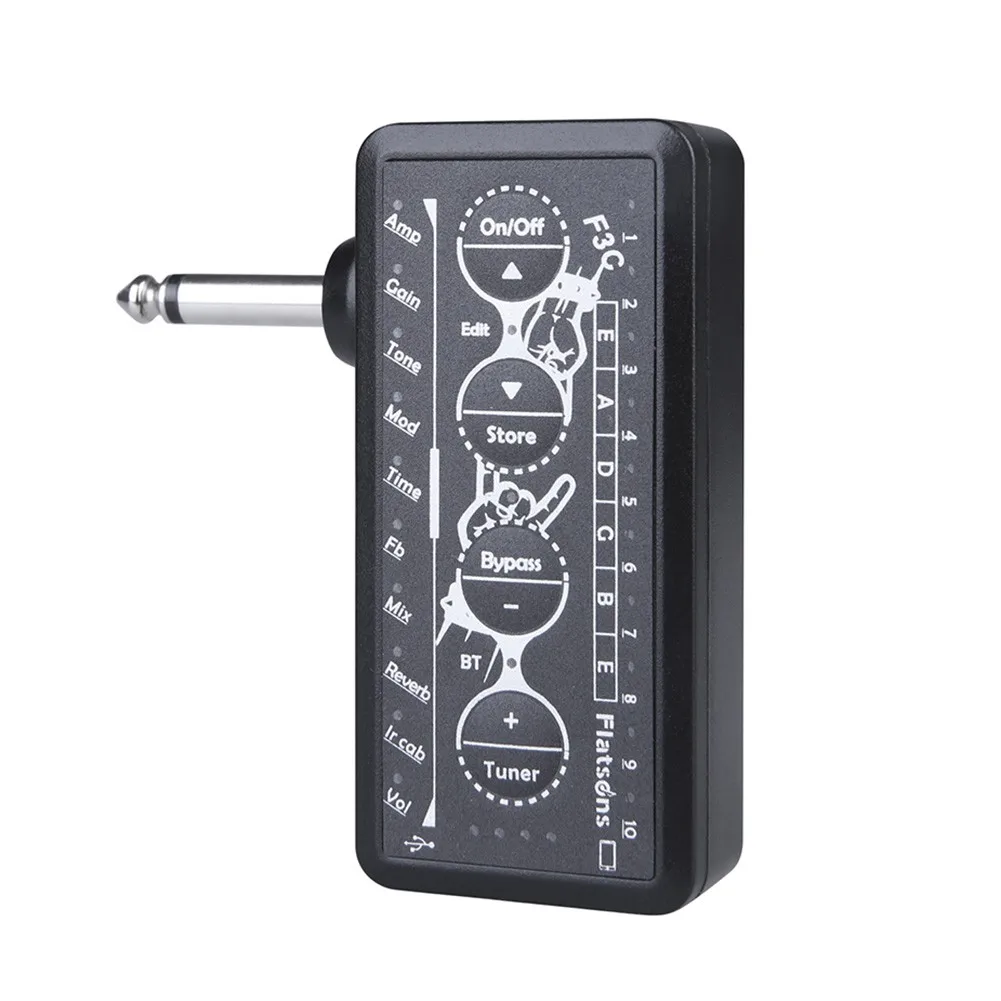 F3C Multi Function Portable Effects Electric Guitar Mini Amplifier Headphone Amp For Travelling Amp Simulation Phase Shift
F3C Multi Function Portable Effects Electric Guitar Mini Amplifier Headphone Amp For Travelling Amp Simulation Phase Shift