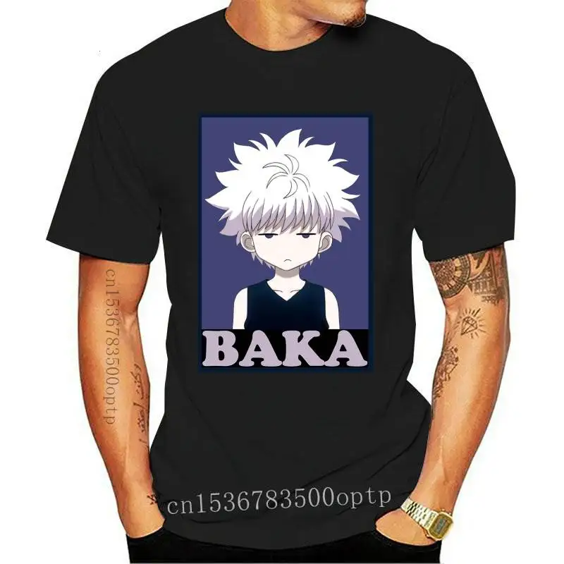 Дизайнерские футболки Hunter X Hunter Killua Zoldyck Baka, классические комиксные мягкие мужские футболки из чистого хлопка с круглым вырезом и короткими ...
Дизайнерские футболки Hunter X Hunter Killua Zoldyck Baka, классические комиксные мягкие мужские футболки из чистого хлопка с круглым вырезом и короткими ...