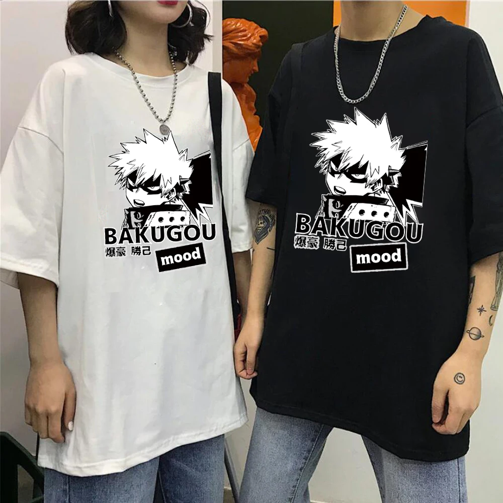 Japanese Anime My Hero Academia T Shirt Men Funny Bakugou Katsuki Casual Cool Streetwear Tshirt Couple Hip Hop Top Tee Male
Japanese Anime My Hero Academia T Shirt Men Funny Bakugou Katsuki Casual Cool Streetwear Tshirt Couple Hip Hop Top Tee Male