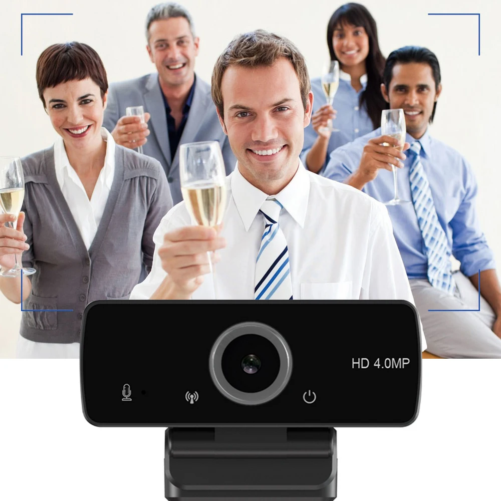 Веб-камера 400w1080P Full HD для онлайн-обучения видеоконференции видеочата смарт-ТВ
