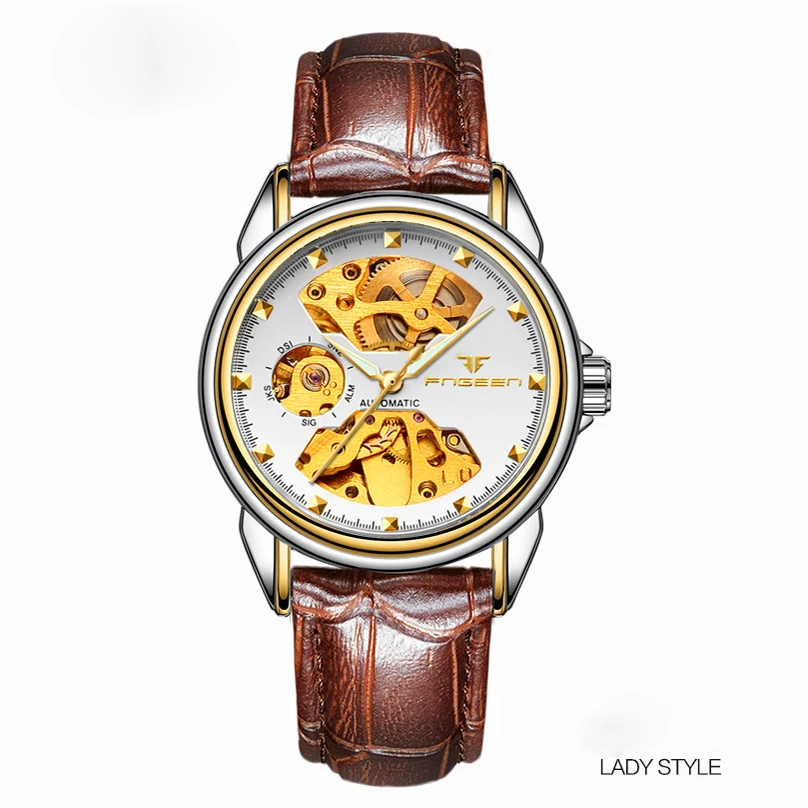 Fashion Automatic Watch for Women Luxury Gold Steel Belt Living Waterproof Wristwatch Female Clock Mechanical Ladies Watches
Fashion Automatic Watch for Women Luxury Gold Steel Belt Living Waterproof Wristwatch Female Clock Mechanical Ladies Watches