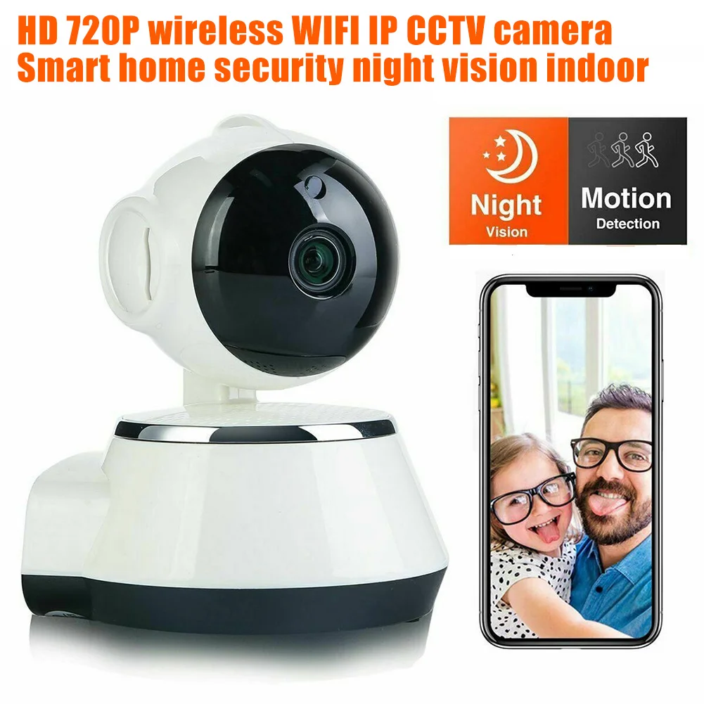 HD 720P беспроводная Wi-Fi IP камера видеонаблюдения умная Домашняя безопасность с ночным видением для помещений GK99
HD 720P беспроводная Wi-Fi IP камера видеонаблюдения умная Домашняя безопасность с ночным видением для помещений GK99