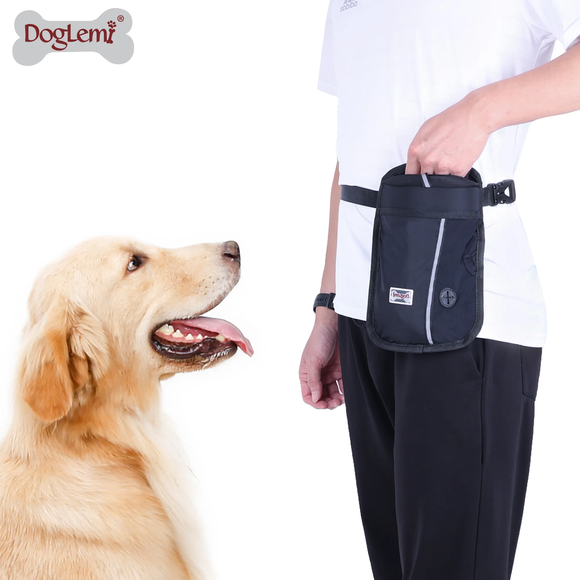 Dog Treat Training Pouch With Adjustable Waistband And Poop Bag Dispenser Holder Easily Carries Tote Bag for Pet Food Treats
Dog Treat Training Pouch With Adjustable Waistband And Poop Bag Dispenser Holder Easily Carries Tote Bag for Pet Food Treats