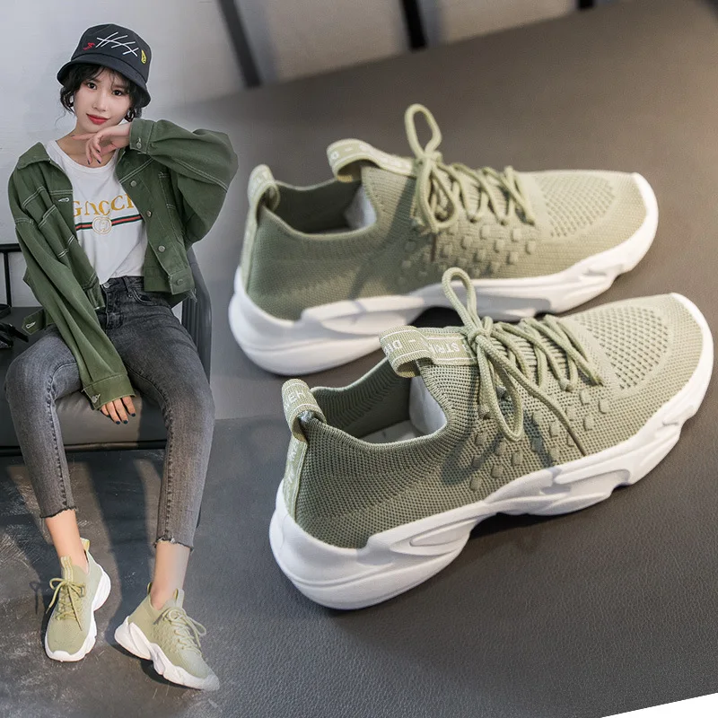 

Fly vega shoes 2021 spring new breathable students sports shoes female ins street snap han edition torre shoes - 106 - B