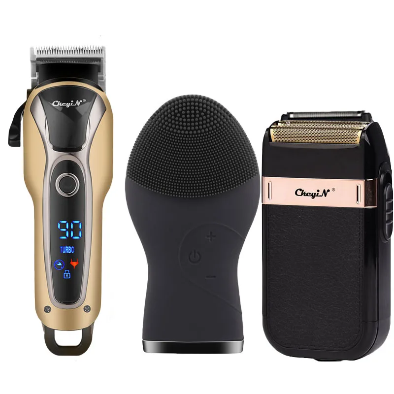 Barber Hair Clipper Floating Head Razor Electric Shaver Trimmer Beard Rechargeable Shaving Machine Face Cleansing Brush
Barber Hair Clipper Floating Head Razor Electric Shaver Trimmer Beard Rechargeable Shaving Machine Face Cleansing Brush