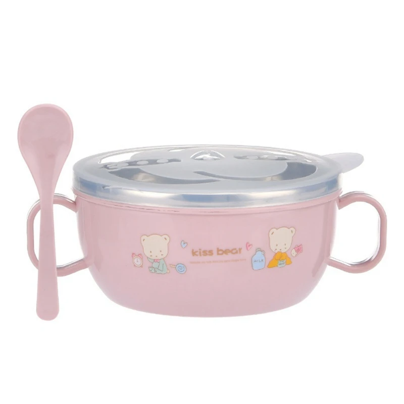 Baby Bowl Stainless Steel Insulation Bowl Spoon Set Children Tableware Cartoon Printed Children Food Bowl BPA Free New Arrival
Baby Bowl Stainless Steel Insulation Bowl Spoon Set Children Tableware Cartoon Printed Children Food Bowl BPA Free New Arrival