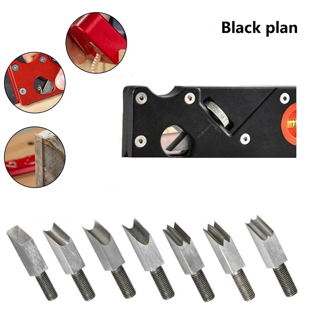 Black Handheld Chamfer Plane Woodworking Edge Corner Planes Trimming 45 Degree Bevel And Cutter Head
Black Handheld Chamfer Plane Woodworking Edge Corner Planes Trimming 45 Degree Bevel And Cutter Head