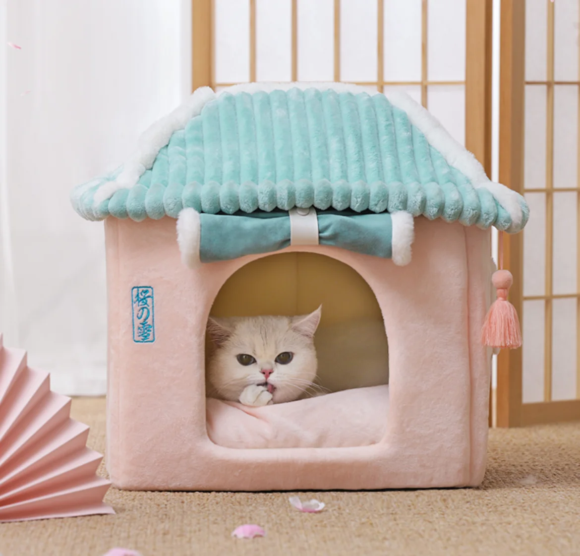 Winter Cozy Pet House Dogs Soft Nest Kennel Sleeping Cave For Cat Dog Puppy Warm Tents Removable Bed Nest
Winter Cozy Pet House Dogs Soft Nest Kennel Sleeping Cave For Cat Dog Puppy Warm Tents Removable Bed Nest