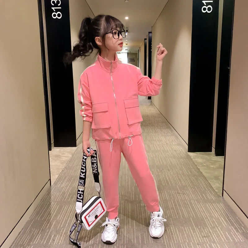 Children Clothing 2021 Spring New Girl Birthday Gift Korean Two Piece Set Tracksuit for Kids Teenage Boutique Christmas Outfits
Children Clothing 2021 Spring New Girl Birthday Gift Korean Two Piece Set Tracksuit for Kids Teenage Boutique Christmas Outfits