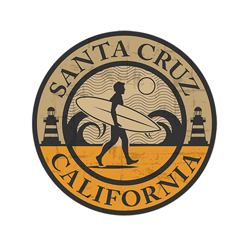 SZWL Santa Cruz California Car Sticker Waterproof Cover Scratch Vinyl Sticker for IPad Laptop Car Surf Cali USA,13cm*13cm
SZWL Santa Cruz California Car Sticker Waterproof Cover Scratch Vinyl Sticker for IPad Laptop Car Surf Cali USA,13cm*13cm