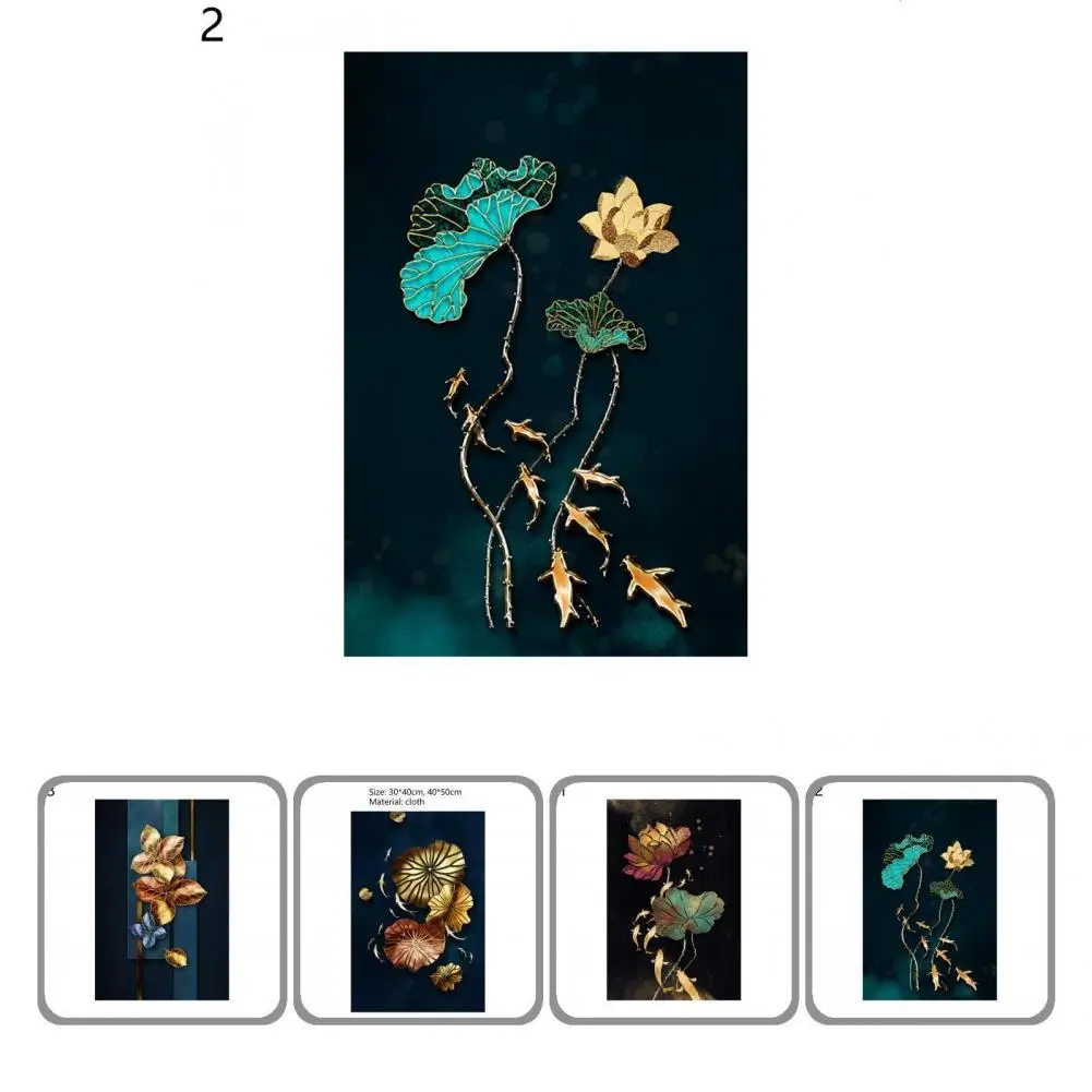 Reusable Popular Floral Aesthetic Leaf Pattern Wall Art Poster Fabric Art Painting Frameless for Shop
Reusable Popular Floral Aesthetic Leaf Pattern Wall Art Poster Fabric Art Painting Frameless for Shop