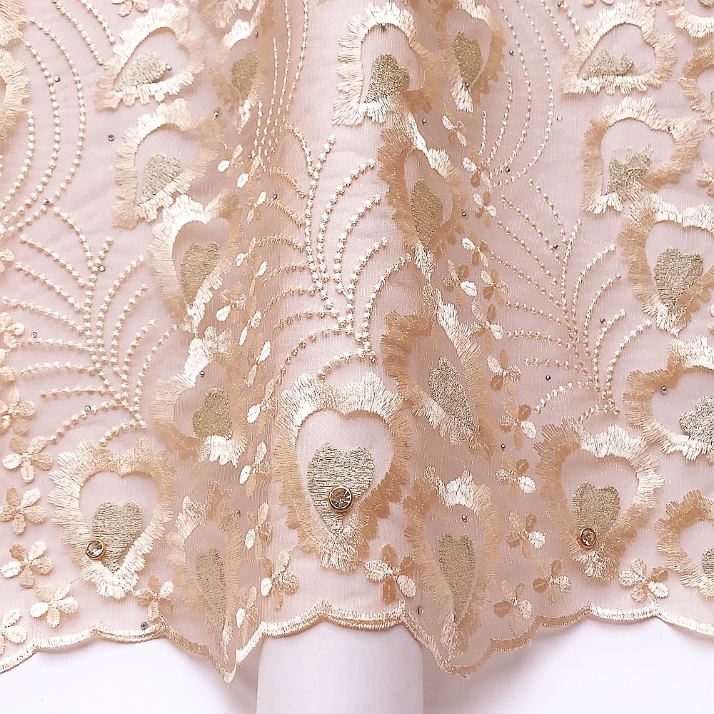 Gold African Tulle Lace Fabric 2022 Nigerian Embroidered Mesh Cord Wedding Lace Fabric 2022 Swiss White Nigerian Lace Fabric
Gold African Tulle Lace Fabric 2022 Nigerian Embroidered Mesh Cord Wedding Lace Fabric 2022 Swiss White Nigerian Lace Fabric