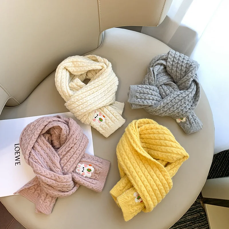 Baby Scarf Winter Korean Cute Girls Wool Knitting Boys Winter Warm Kids Children's Scarves Solid Color Four Seasons Keep Warm
Baby Scarf Winter Korean Cute Girls Wool Knitting Boys Winter Warm Kids Children's Scarves Solid Color Four Seasons Keep Warm