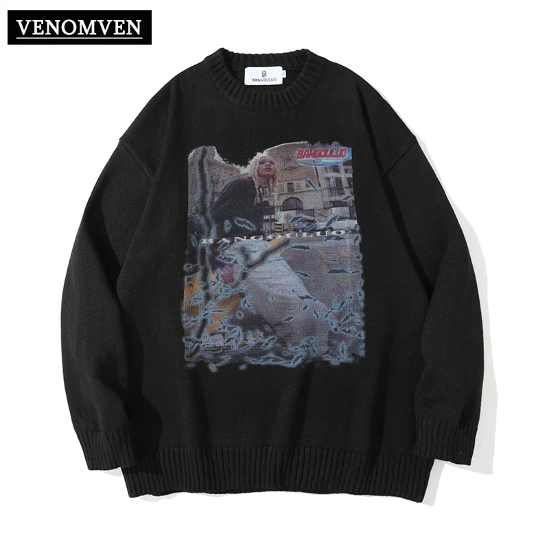 Harajuku sweater portrait print women's oversized winter gothic punk rock boyfriend knit pullover men's retro jumper grandpa
Harajuku sweater portrait print women's oversized winter gothic punk rock boyfriend knit pullover men's retro jumper grandpa