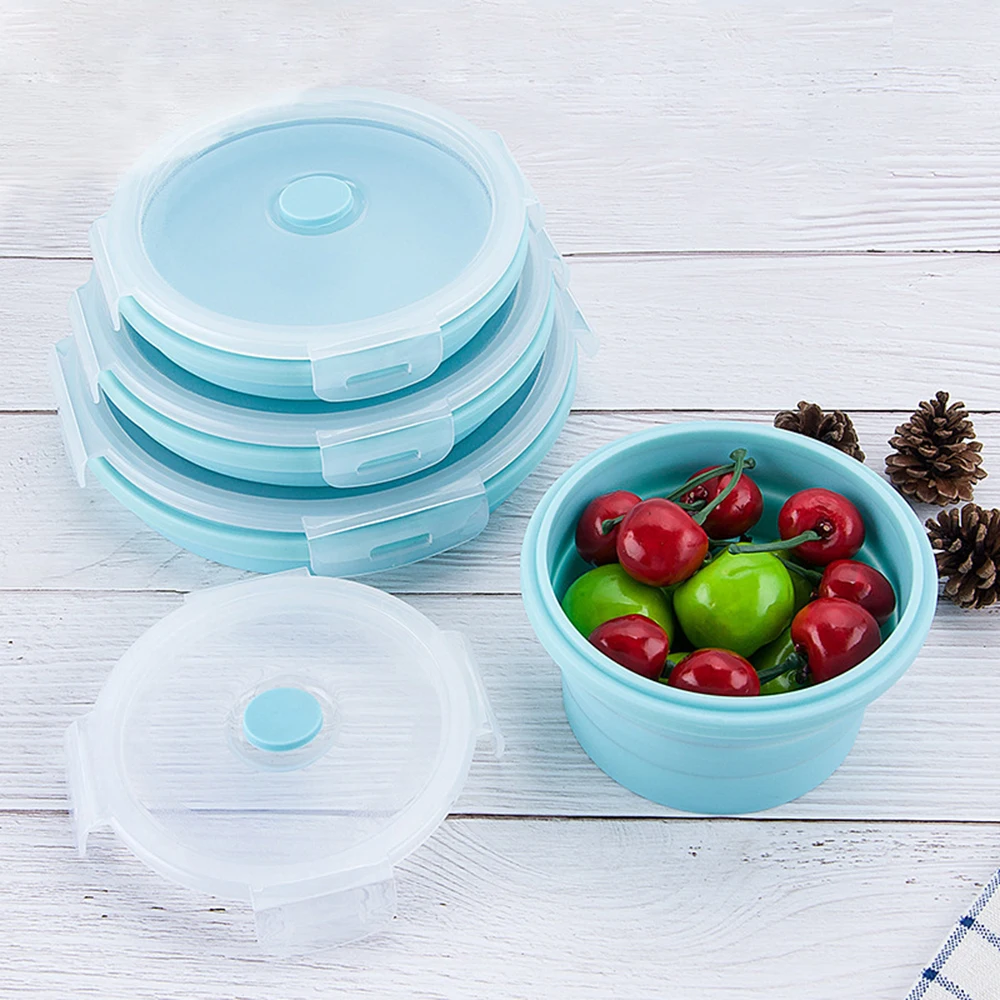 350/50/800/1200ML Silicone Collapsible Lunch Box Picnic Fruit Snack Container Microwave Oven Lunch Box Kitchen Container
350/50/800/1200ML Silicone Collapsible Lunch Box Picnic Fruit Snack Container Microwave Oven Lunch Box Kitchen Container