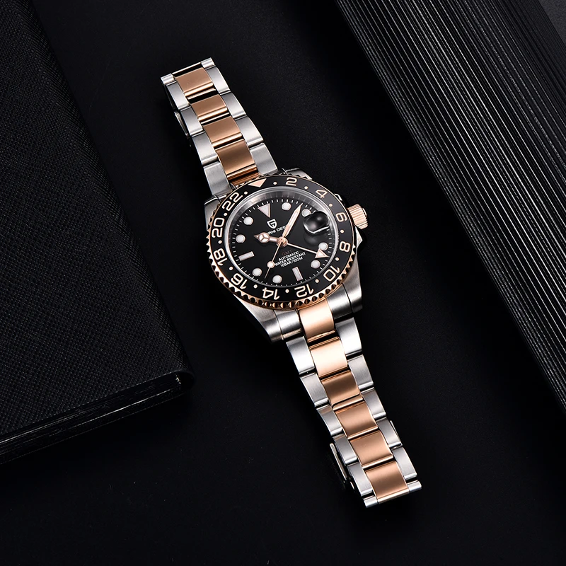 PAGANI DESIG Men's GMT Watches Luxury Sapphire Glass 40MM Business Clock Stainless Steel Mechanical Automatic WristWatch Relogio
PAGANI DESIG Men's GMT Watches Luxury Sapphire Glass 40MM Business Clock Stainless Steel Mechanical Automatic WristWatch Relogio