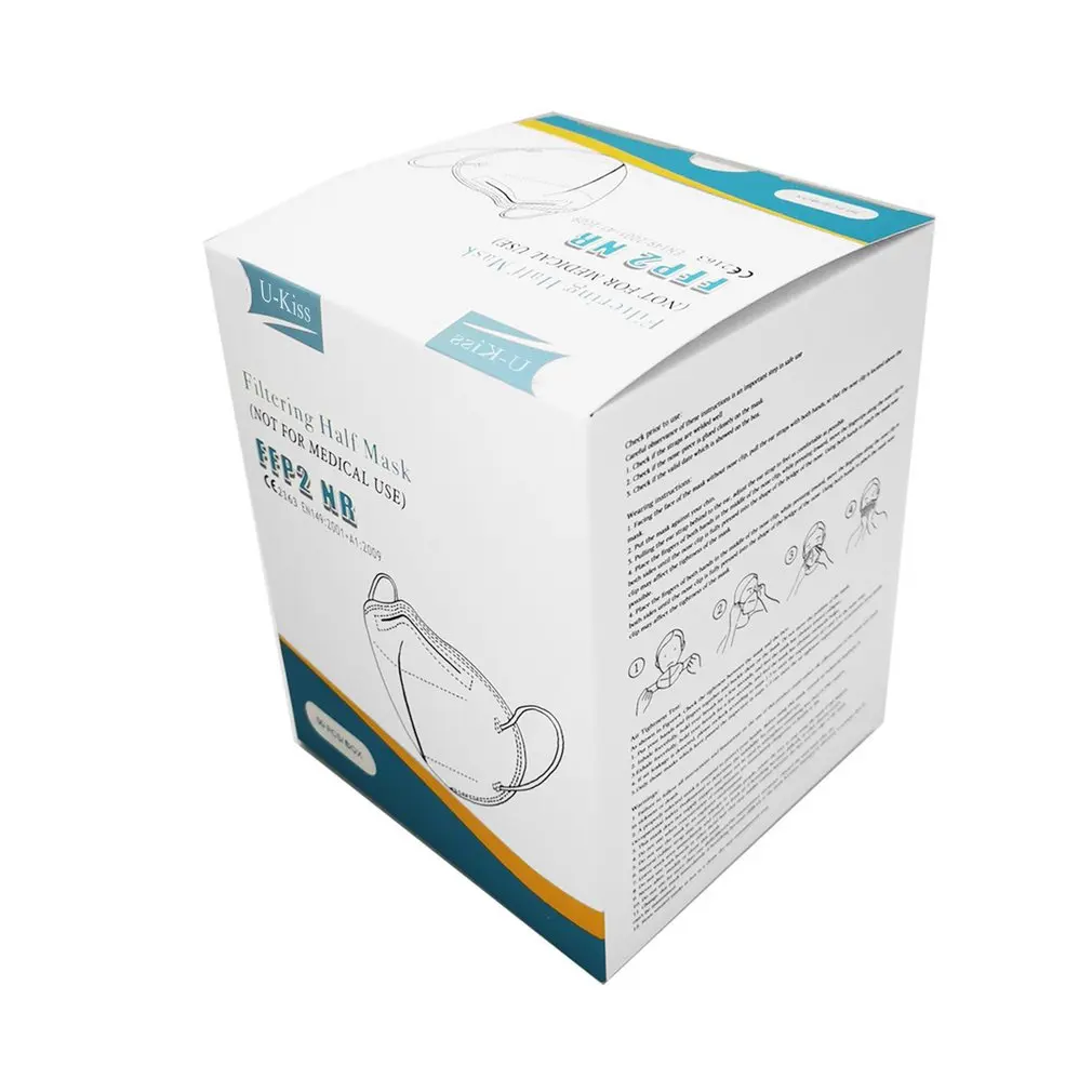 50pcs/bag Disposable 5-layer Protective Masks Dustproof Anti-haze Non-woven Fabric CE Certification Masks 
50pcs/bag Disposable 5-layer Protective Masks Dustproof Anti-haze Non-woven Fabric CE Certification Masks