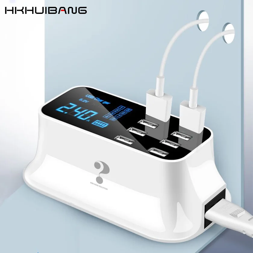 HKHUIBANG Usb Зарядное устройство концентратор Мощность станция Источники питания