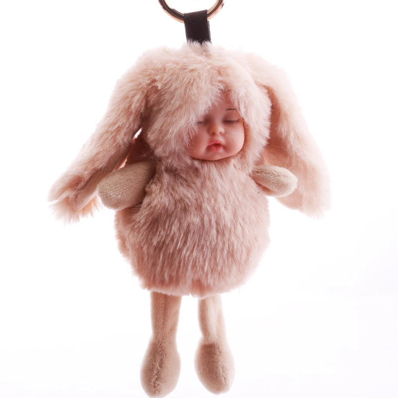 Cute Mini Reborn Doll Fluffy Pendant Cartoon Rabbit Sleeping Baby Doll Ball Plush Key Chain Colorful PompomToys for Kids Gift
Cute Mini Reborn Doll Fluffy Pendant Cartoon Rabbit Sleeping Baby Doll Ball Plush Key Chain Colorful PompomToys for Kids Gift
