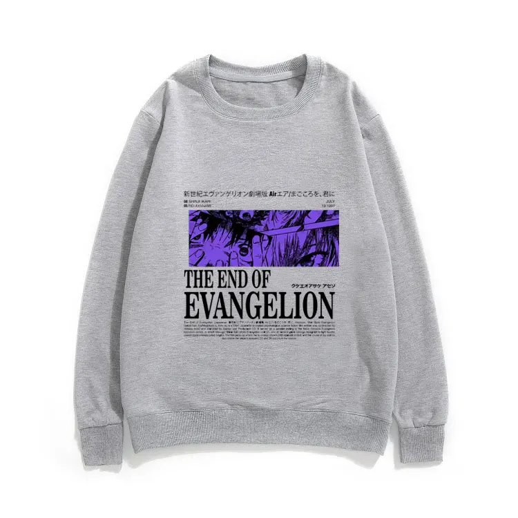 2021 Anime Fashion Ayanami Rei Print Sweatshirt Men Women Fashion Black All-match Sweatshirts Pullover New Unisex Cotton Clothes
2021 Anime Fashion Ayanami Rei Print Sweatshirt Men Women Fashion Black All-match Sweatshirts Pullover New Unisex Cotton Clothes