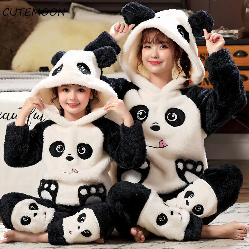 Long Sleeve Mother Daughter Clothing Coral Fleece Pajamas Plus Flannel Thickening Cute Set New Fashion Family Matching Outfits
Long Sleeve Mother Daughter Clothing Coral Fleece Pajamas Plus Flannel Thickening Cute Set New Fashion Family Matching Outfits