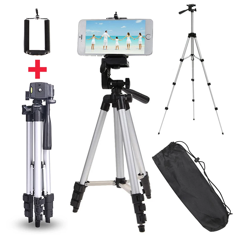 AluminumTelescopic Camera Tripod Stand Holder For Digital Camera Camcorder Tripod For iPhone Samsung Smart Phone
AluminumTelescopic Camera Tripod Stand Holder For Digital Camera Camcorder Tripod For iPhone Samsung Smart Phone