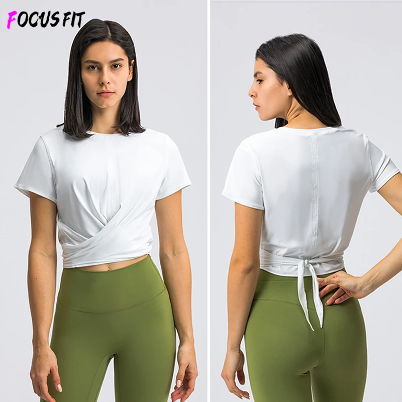 Women's Sports Short-Sleeved Fitness T-shirt Gym Sportswear Yoga Clothes Exercise Running Cycling Sports Short Ladies
Women's Sports Short-Sleeved Fitness T-shirt Gym Sportswear Yoga Clothes Exercise Running Cycling Sports Short Ladies