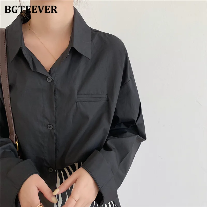 BGTEEVER Vintage Turn-down Collar White Shirts Women Spring Loose Single-breasted Ladies Blouses Tops Full Sleeve Female Shirts
BGTEEVER Vintage Turn-down Collar White Shirts Women Spring Loose Single-breasted Ladies Blouses Tops Full Sleeve Female Shirts