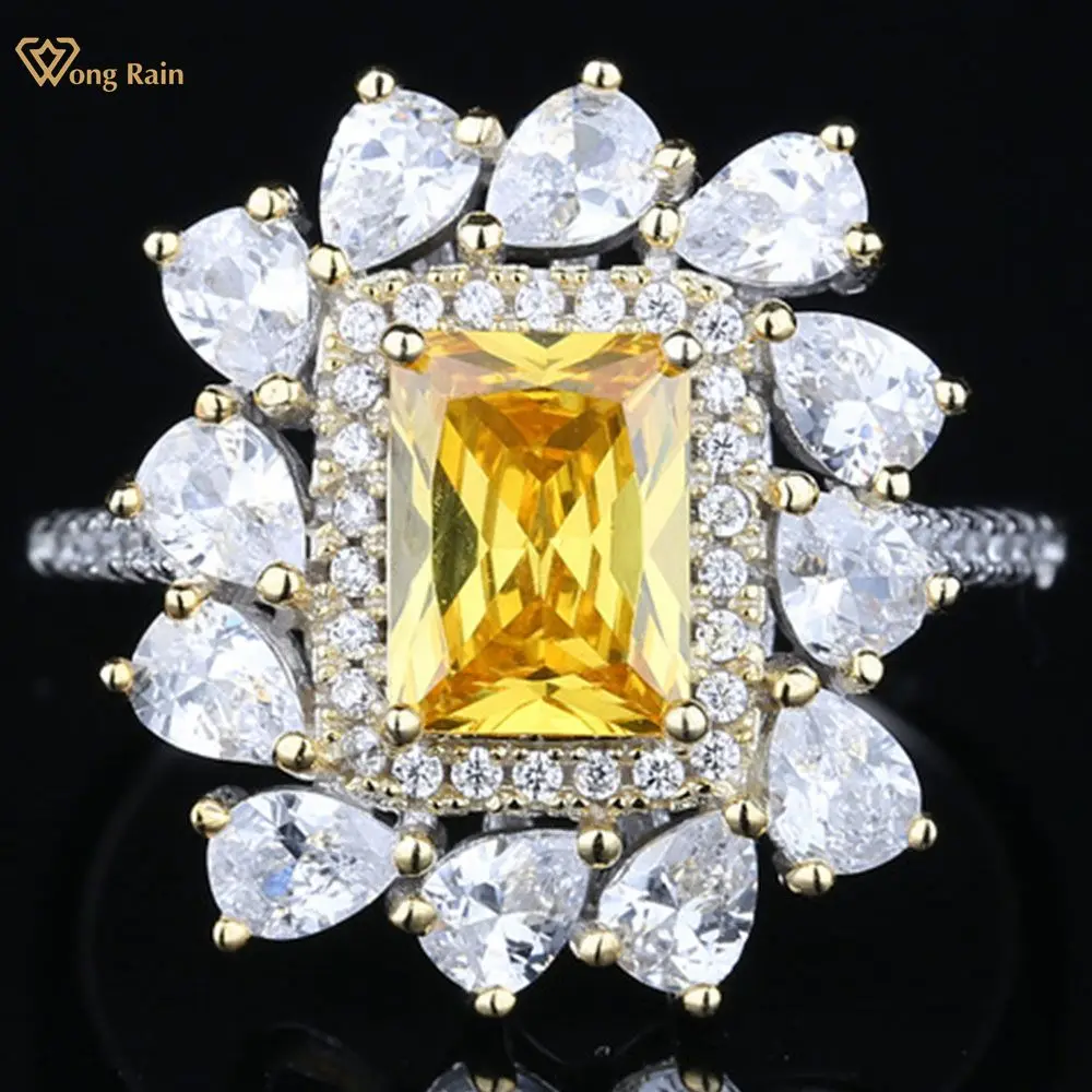 Wong Rain Vintage 925 Sterling Silver Citrine Created Moissanite Gemstone Wedding Luxury Rings Women Fine Jewelry Wholesale
Wong Rain Vintage 925 Sterling Silver Citrine Created Moissanite Gemstone Wedding Luxury Rings Women Fine Jewelry Wholesale