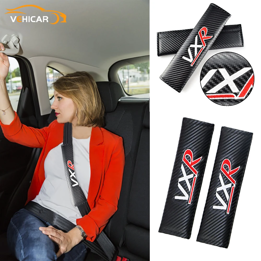 VEHICAR 2PCS Carbon Fiber Car Seat Belt Cover Safety Belt Pads Protection For VXR Car Styling Accessories
VEHICAR 2PCS Carbon Fiber Car Seat Belt Cover Safety Belt Pads Protection For VXR Car Styling Accessories