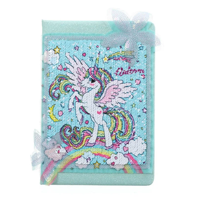 1 pcs Unicorn Sequin Notebook Cartoon Planner Hand Book Lovely Diary Notebook Student Stationary for Girls
1 pcs Unicorn Sequin Notebook Cartoon Planner Hand Book Lovely Diary Notebook Student Stationary for Girls