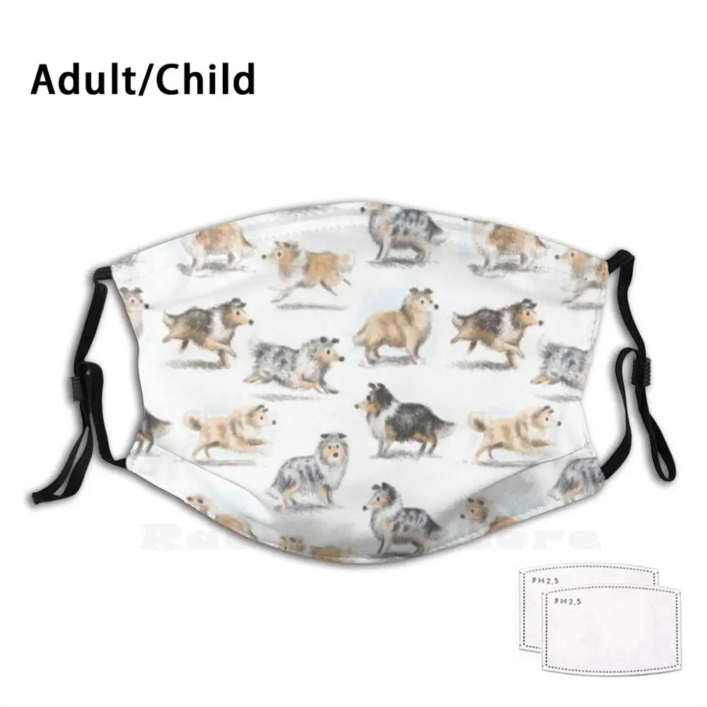 Rough Collies Print Washable Filter Anti Dust Mouth Mask Rough Collie Scottish Scotch Collies Border Welsh American English
Rough Collies Print Washable Filter Anti Dust Mouth Mask Rough Collie Scottish Scotch Collies Border Welsh American English