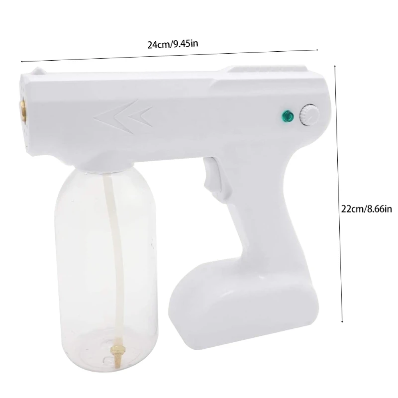Fogger Machine, 800ml Cordless Charging Electric Spray Machine, Portable Ultra Low Atomizer Disinfection Sprayer 19QE
Fogger Machine, 800ml Cordless Charging Electric Spray Machine, Portable Ultra Low Atomizer Disinfection Sprayer 19QE