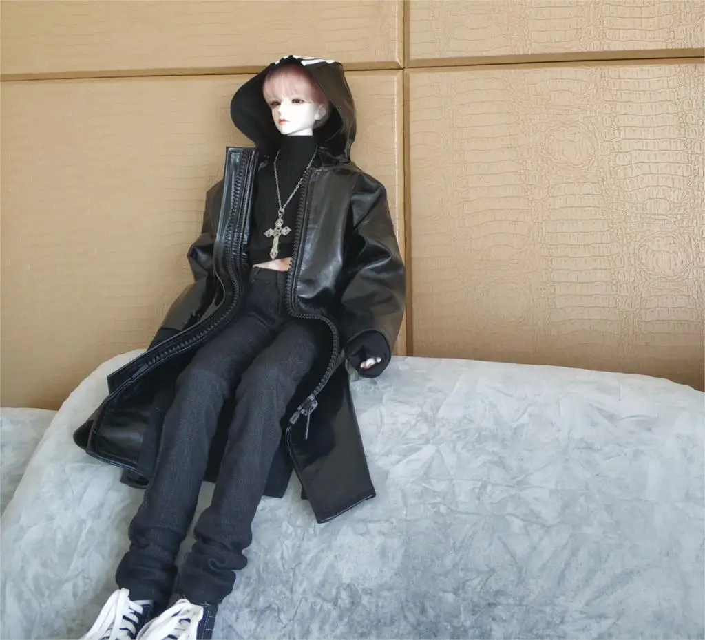 D01-P737 Doll handmade clothes 1/4 1/3 uncle MSD SSDF SD doll Accessories Bf Wide version long leather coat 1pcs
D01-P737 Doll handmade clothes 1/4 1/3 uncle MSD SSDF SD doll Accessories Bf Wide version long leather coat 1pcs