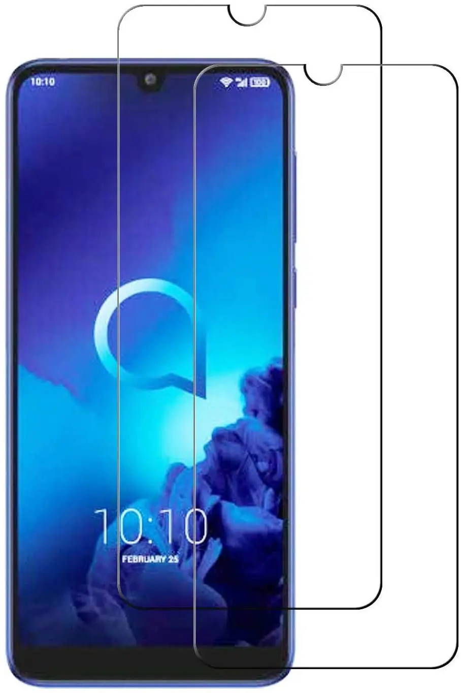 Mobile Stuff 2 Pack Tempered Glass Screen Protector For Alcatel 3 (2019) / Alcatel 3L (2019) Smartphone Scratch Resistance 
Mobile Stuff 2 Pack Tempered Glass Screen Protector For Alcatel 3 (2019) / Alcatel 3L (2019) Smartphone Scratch Resistance