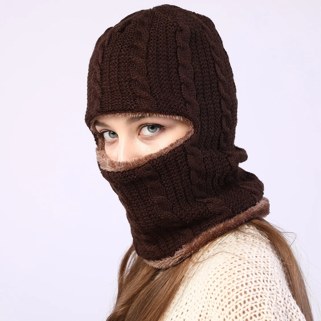 Fashion Winter Hats For Women Men Thick Warm Knitted Skullies Beanies Outdoor Windproof Balaclava Male Russia Skiing Caps
Fashion Winter Hats For Women Men Thick Warm Knitted Skullies Beanies Outdoor Windproof Balaclava Male Russia Skiing Caps
