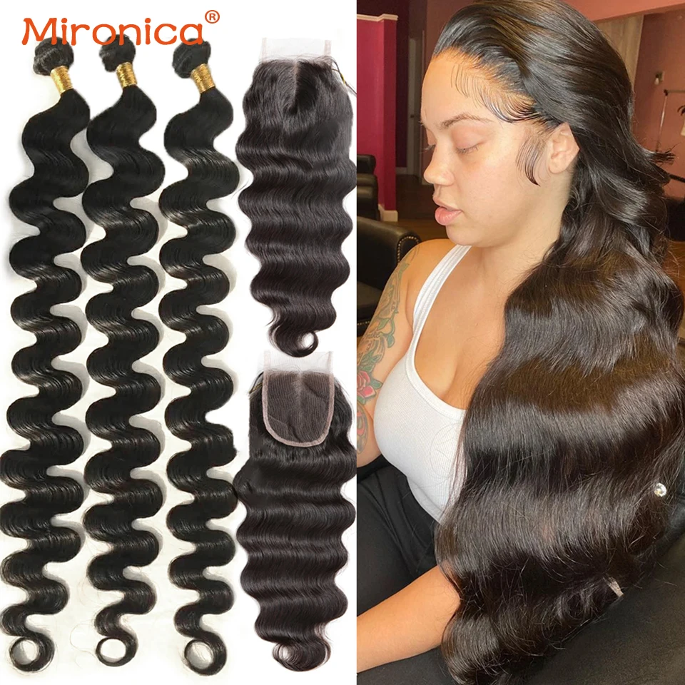 3/4 Body Wave Bundles With Closure Brazilian Hair Weave Bundles With Lace Closure 4x4 Remy Human Hair Bundle With Lace Closure
3/4 Body Wave Bundles With Closure Brazilian Hair Weave Bundles With Lace Closure 4x4 Remy Human Hair Bundle With Lace Closure