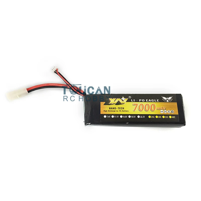 7000mah Li-Po Battery Electronic Spare for 1/16 Henglong RC Tank Model TH16475-SMT4
7000mah Li-Po Battery Electronic Spare for 1/16 Henglong RC Tank Model TH16475-SMT4