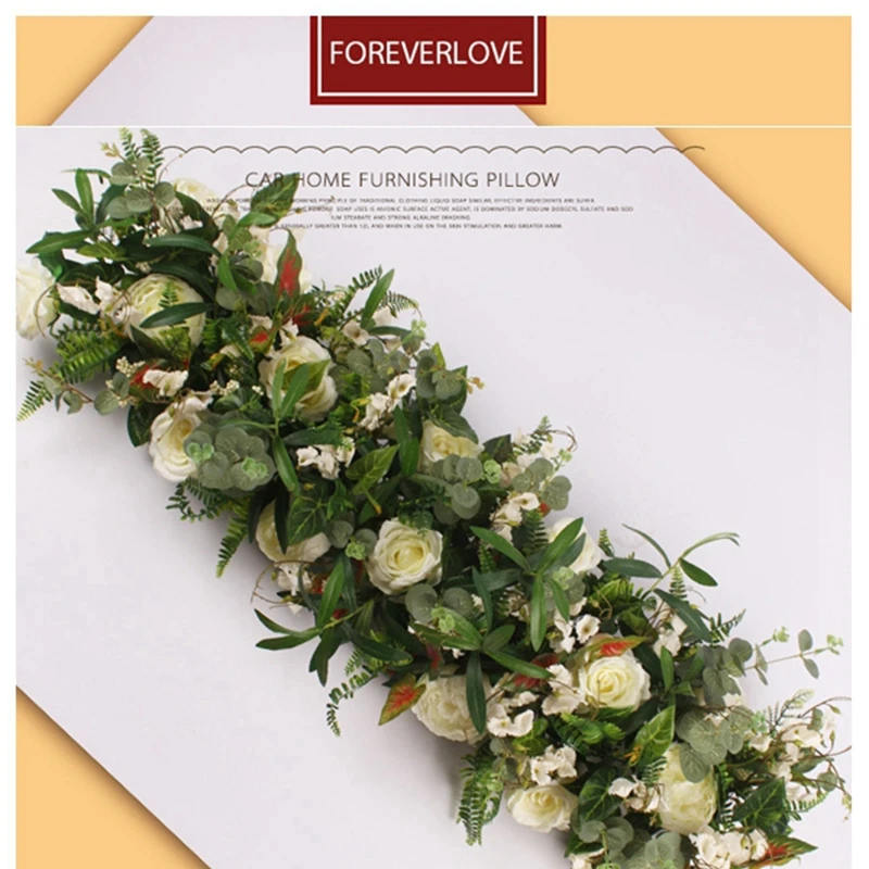 100cm Length Artificial Silk Flower Road Flower Row with Foam Frame Runner Centerpiece Wedding Decorative Photographic Backdrop
100cm Length Artificial Silk Flower Road Flower Row with Foam Frame Runner Centerpiece Wedding Decorative Photographic Backdrop