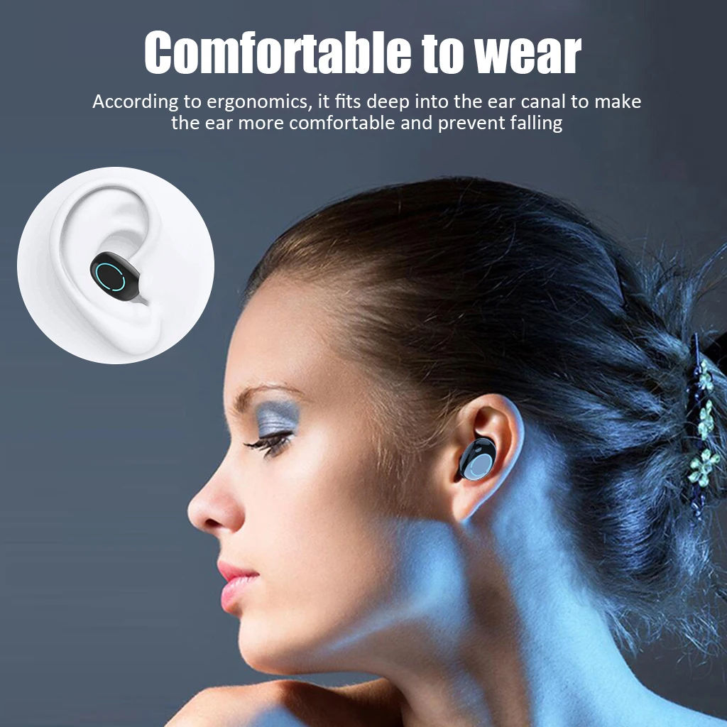Mini L18 TWS 5.0 Bluetooth Wireless Earphones 3D True Wireless Bluetooth Earbuds Stereo Earbuds With Mic Binaural Calls Headset
Mini L18 TWS 5.0 Bluetooth Wireless Earphones 3D True Wireless Bluetooth Earbuds Stereo Earbuds With Mic Binaural Calls Headset
