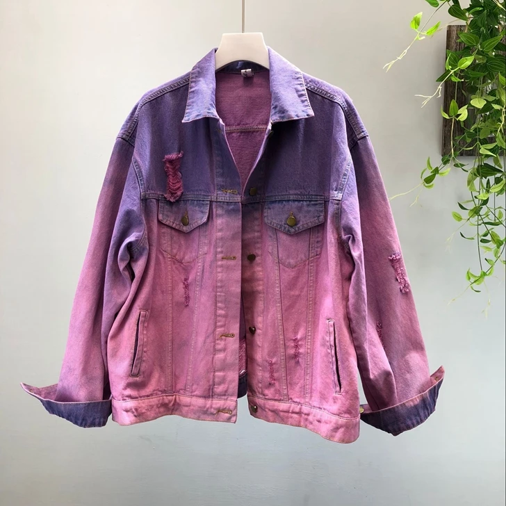2021 Autumn New Women Denim Jacket Fashion Hole Ripped Jeans Jacket Female BF Basic Outerwear Coat Casaco Feminino Hot Sale
2021 Autumn New Women Denim Jacket Fashion Hole Ripped Jeans Jacket Female BF Basic Outerwear Coat Casaco Feminino Hot Sale