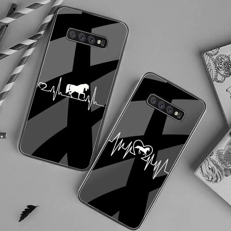 Horse Pony Horse Heartbeat Phone Case Tempered Glass For Samsung S20 Plus S7 S8 S9 S10 Plus Note 8 9 10 Plus 
Horse Pony Horse Heartbeat Phone Case Tempered Glass For Samsung S20 Plus S7 S8 S9 S10 Plus Note 8 9 10 Plus
