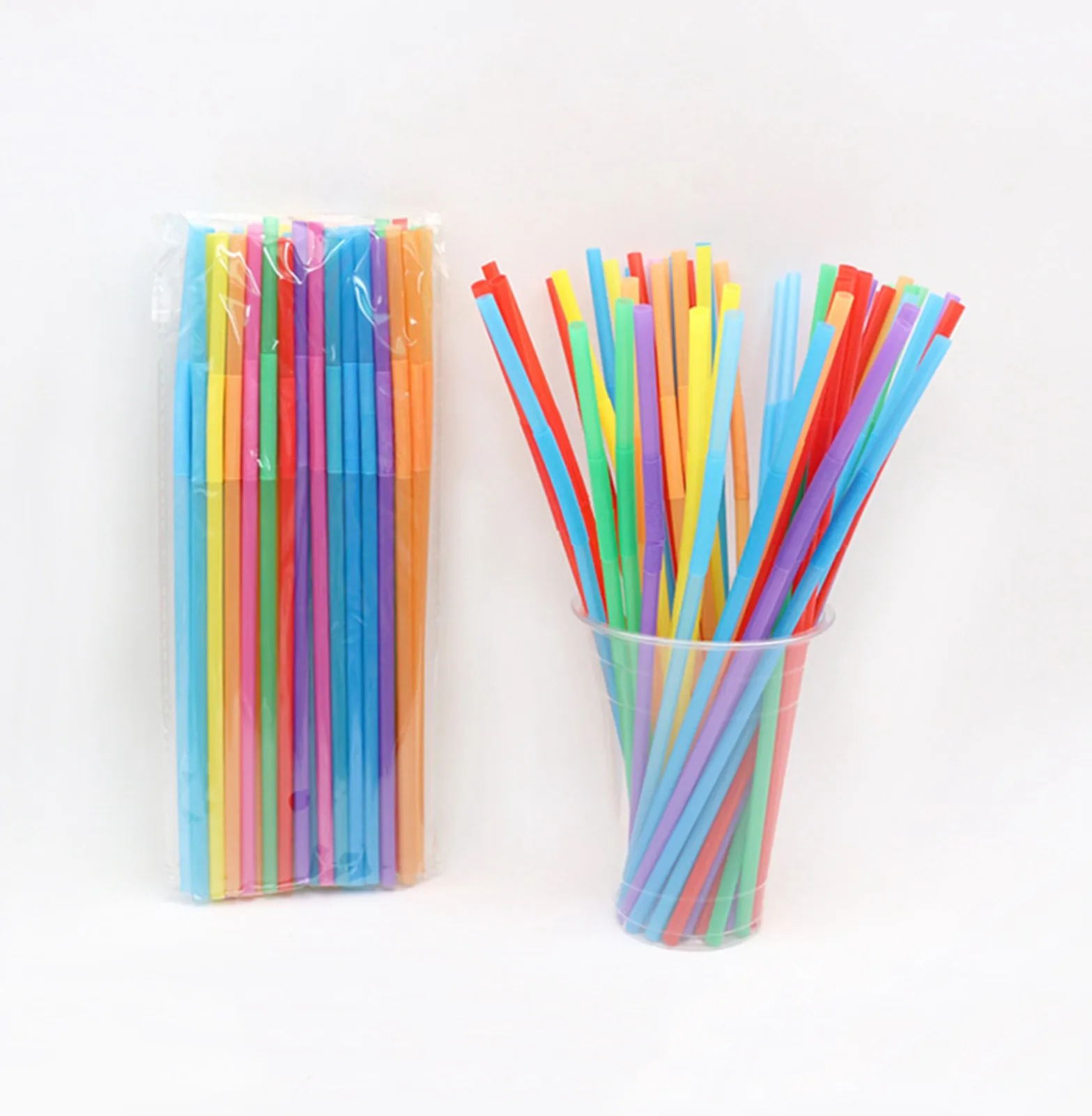 300/500pcs Multi Color Rainbow Drinking Straws Flexible Bendy Party Disposable Plastic Drinking Straws - Assorted Colors
300/500pcs Multi Color Rainbow Drinking Straws Flexible Bendy Party Disposable Plastic Drinking Straws - Assorted Colors