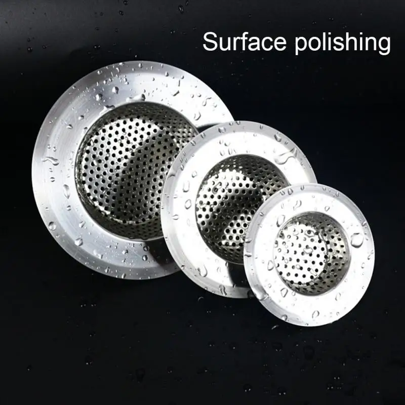 1pc Kitchen Stainless Steel Mesh Sink Strainer Disposer Plug Drain Stopper Filter Catcher Strainer Kitchen Accesories Gadgets
1pc Kitchen Stainless Steel Mesh Sink Strainer Disposer Plug Drain Stopper Filter Catcher Strainer Kitchen Accesories Gadgets