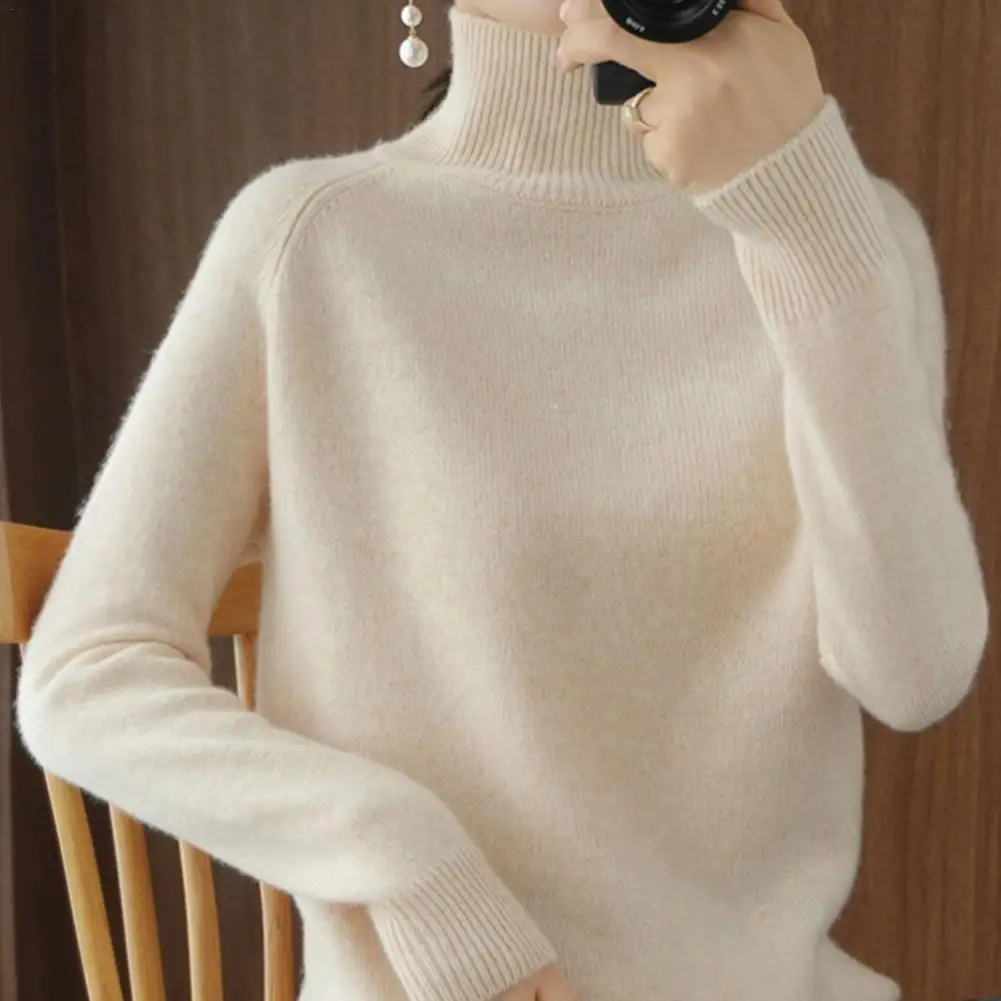Casual Ladies Pullover Sweater Autumn And Winter Sweater Half High Neck Color Loose Wild Thicken Wool Knit Bottoming Shirt
Casual Ladies Pullover Sweater Autumn And Winter Sweater Half High Neck Color Loose Wild Thicken Wool Knit Bottoming Shirt
